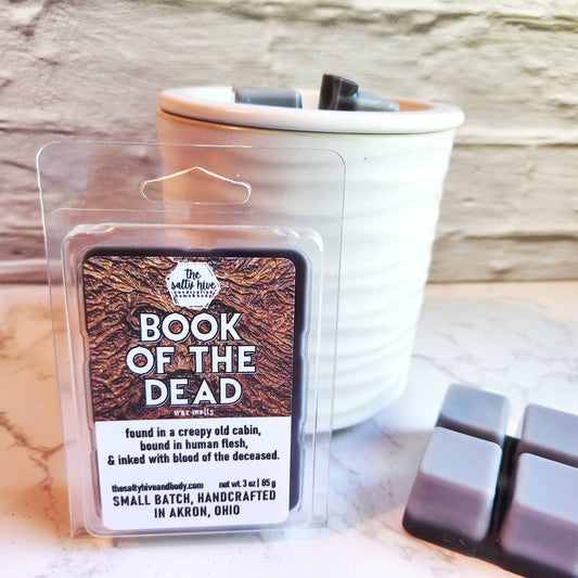 Book Of The Dead horror wax melts, halloween, evil dead