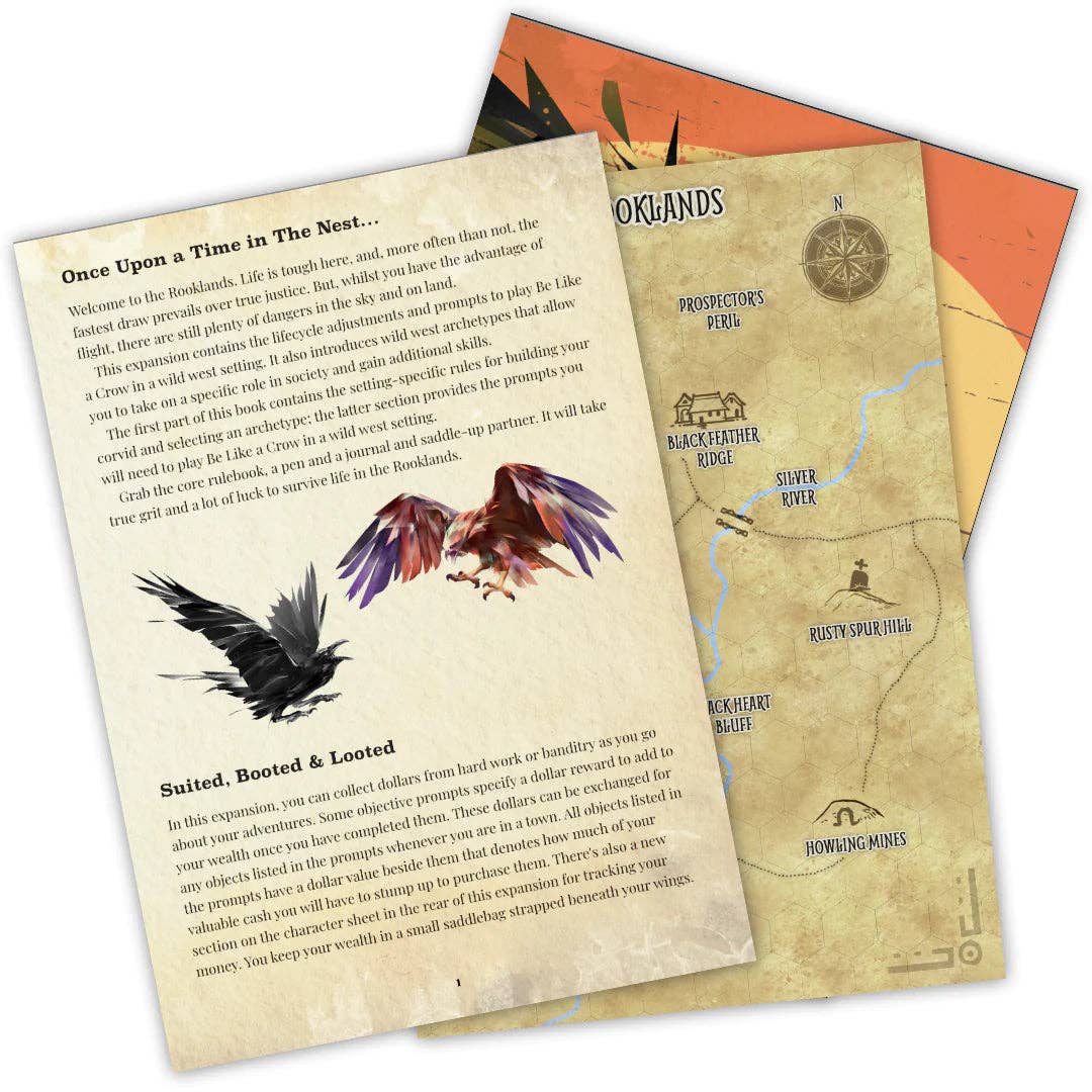 A Fistful of Feathers - a Wild West Setting for Be Like a Crow (Zine)
