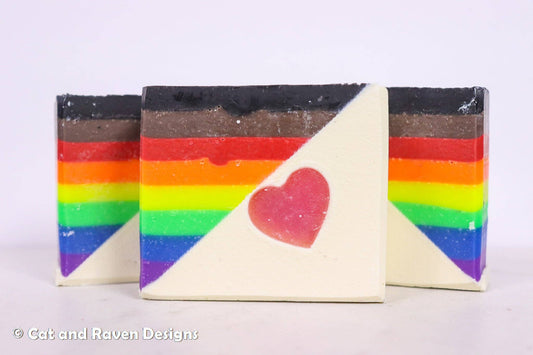All Together Now (inclusive pride flag) soap