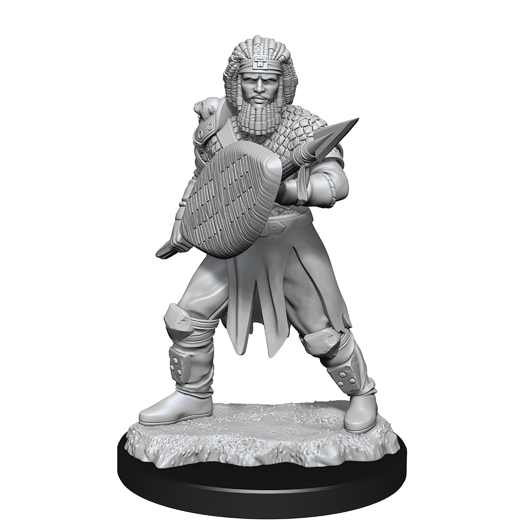 Dungeons & Dragons Nolzur's Marvelous Miniature Human Male Fighter