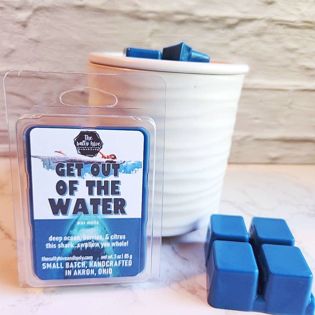 Get Out Of The Water horror wax melts, jaws