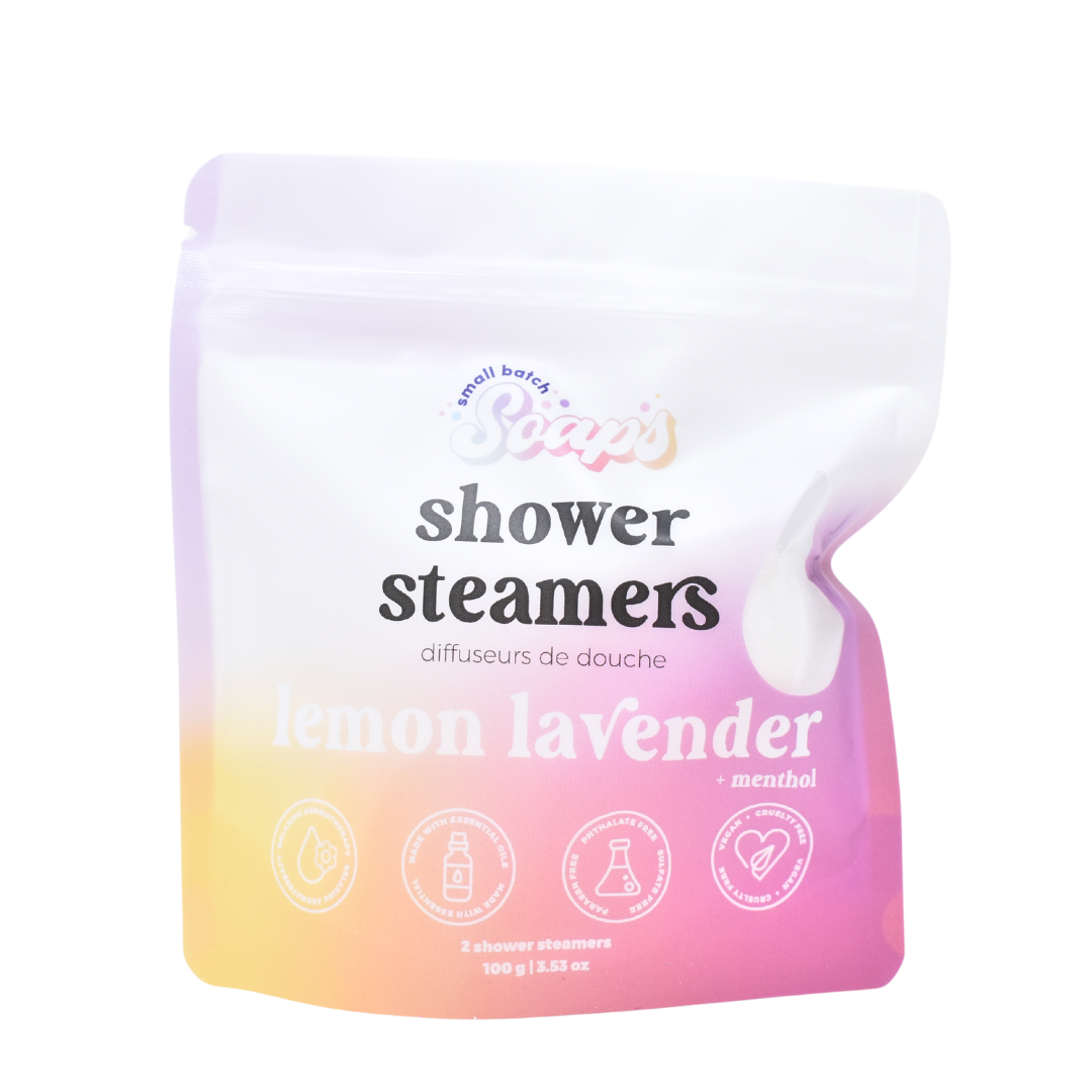 Lemon Lavender Shower Steamers: 6-Pack