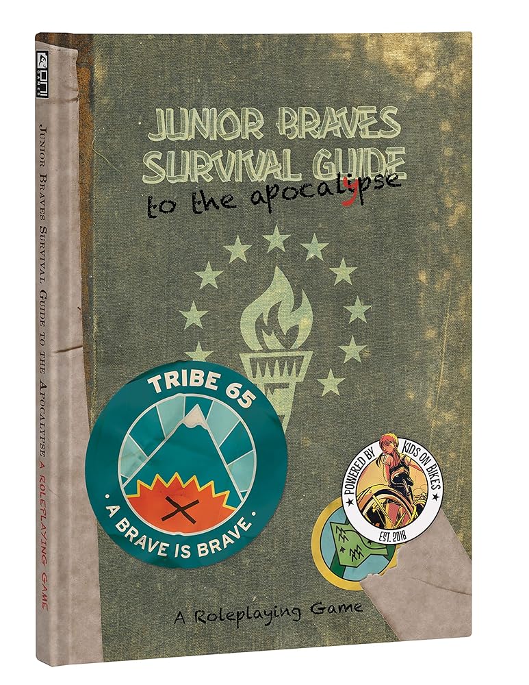 Renegade Game Studios Junior Braves Survival Guide to The Apocalypse Role Playing Game Book cover image
