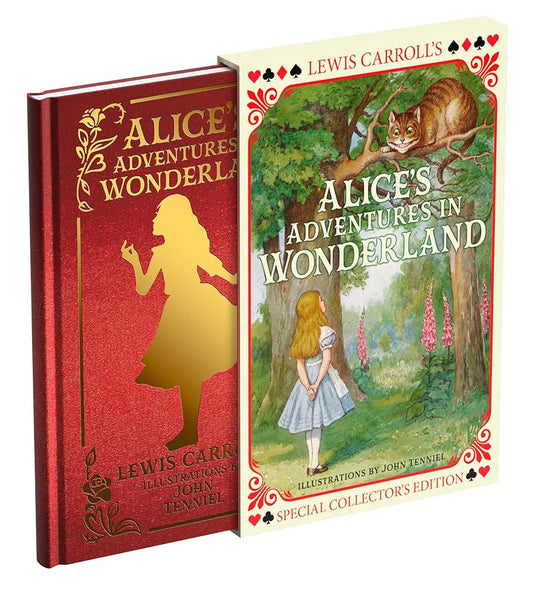 Alice's Adventures in Wonderland: Special Slipcased Collector's Edition with Original Illustrations by John Tenniel (Arcturus Silkbound Classics) cover image