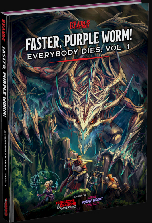 Faster, Purple Worm! Everybody Dies, Vol. 1 cover image