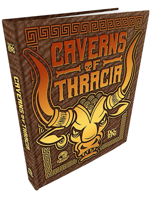 The Caverns of Thracia (DCC RPG) Minotaur Hide Cover cover image