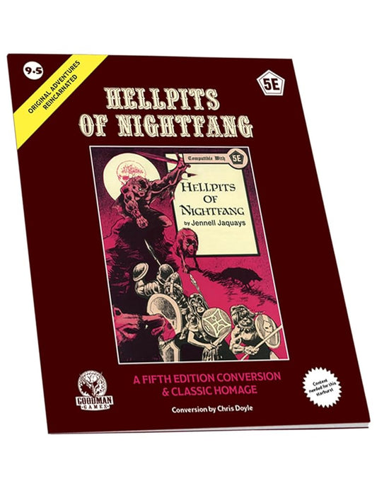 OAR 9.5: Hellpits of NightFang (5E) (Original Adventures Reincarnated-oar, 9.5) cover image