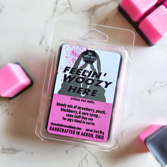 Feelin' Woozy Here Horror Wax Melts - scream, strawberry