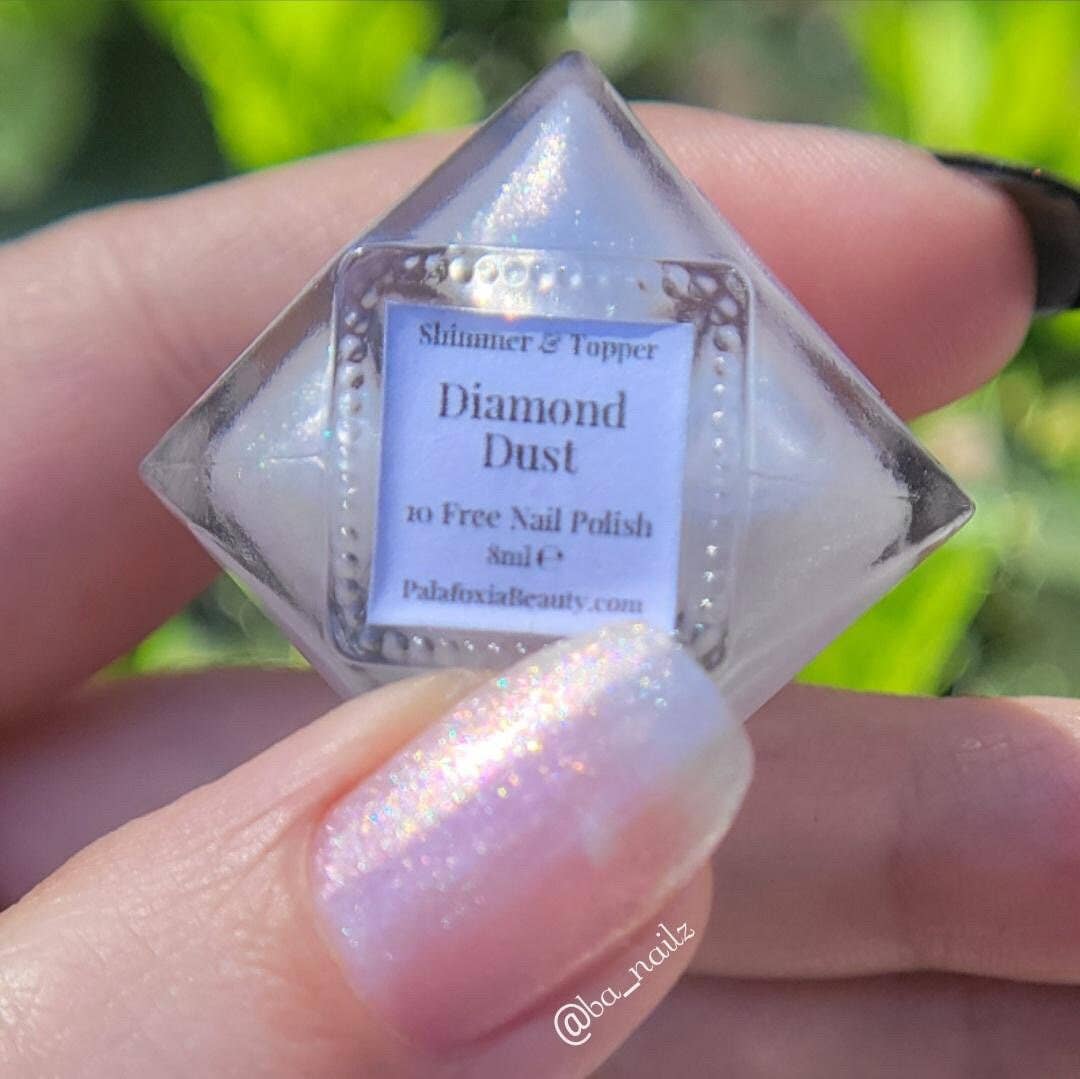 Diamond Dust - Blinding Rainbow Glitter Topper - Nail Polish