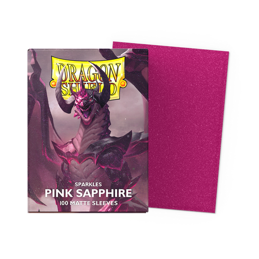 Dragon Shield Matte Pink Sapphire 100ct Pack