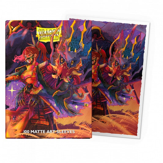 Dragon Shields: (100) Matte Art Sleeves- The Fallen