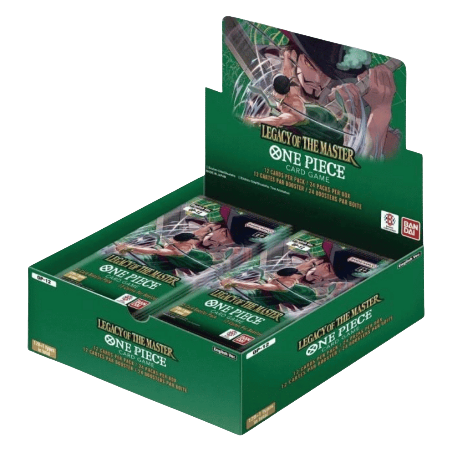 ONE PIECE TCG: LEGACY OF THE MASTER BOOSTER (OP 12) (24CT)