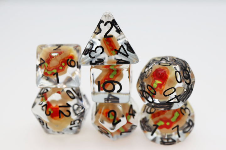 Hot Dog RPG 7 Dice Set