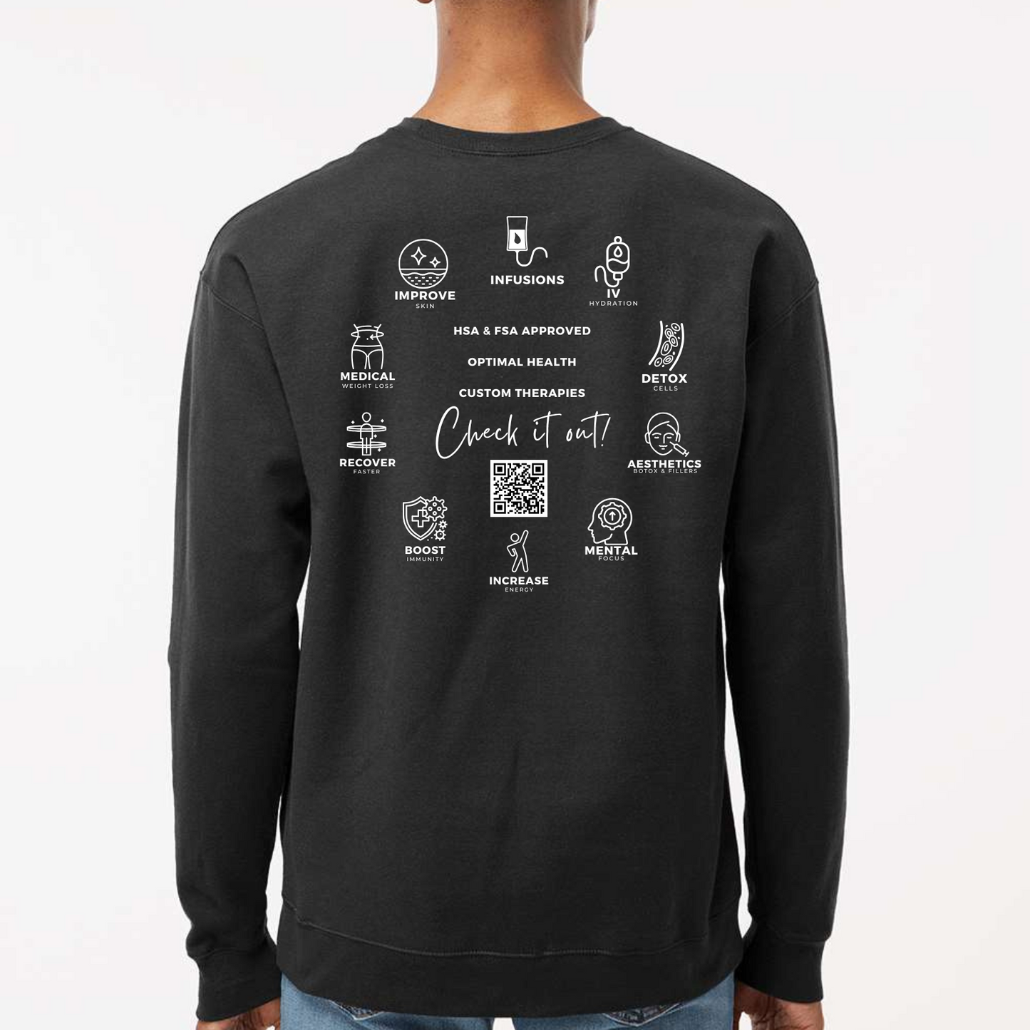 Fluidsolution Unisex Crewneck Sweatshirt
