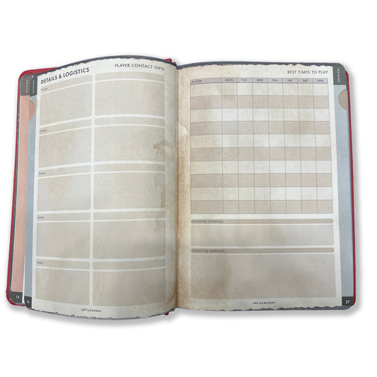 RPG Gamemaster's Journal ORANGE
