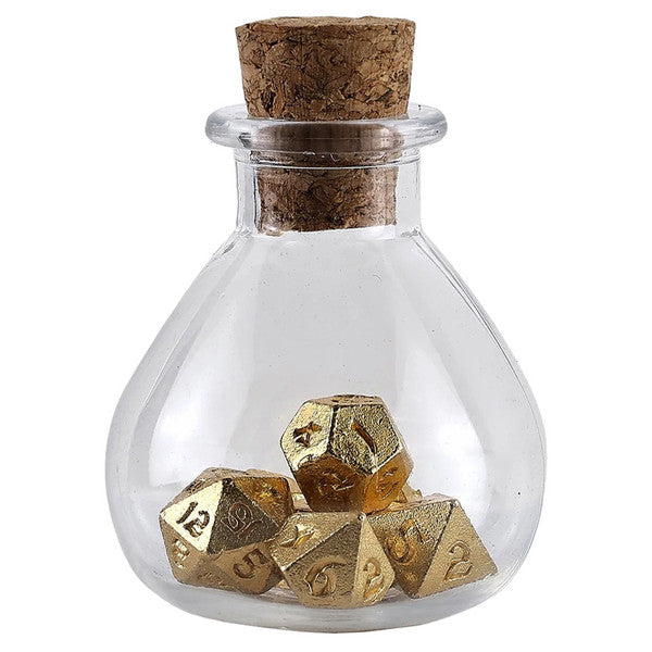 7-Set Fairy Metal Mini Dice (potion bottle)