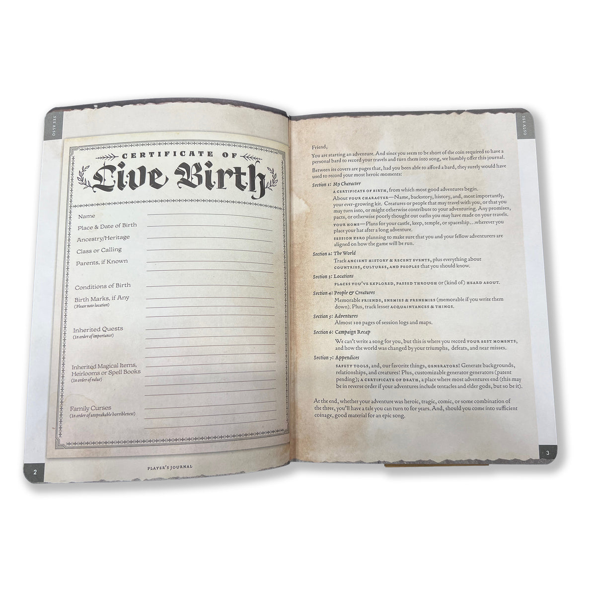 RPG Player's Journal