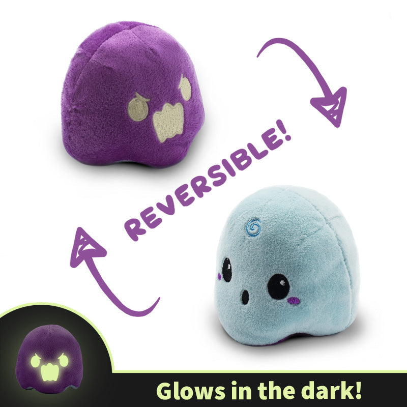 TEETURTLE REVERSIBLE GHOST PLUSHIE (PURPLE GLOW + BLUE)