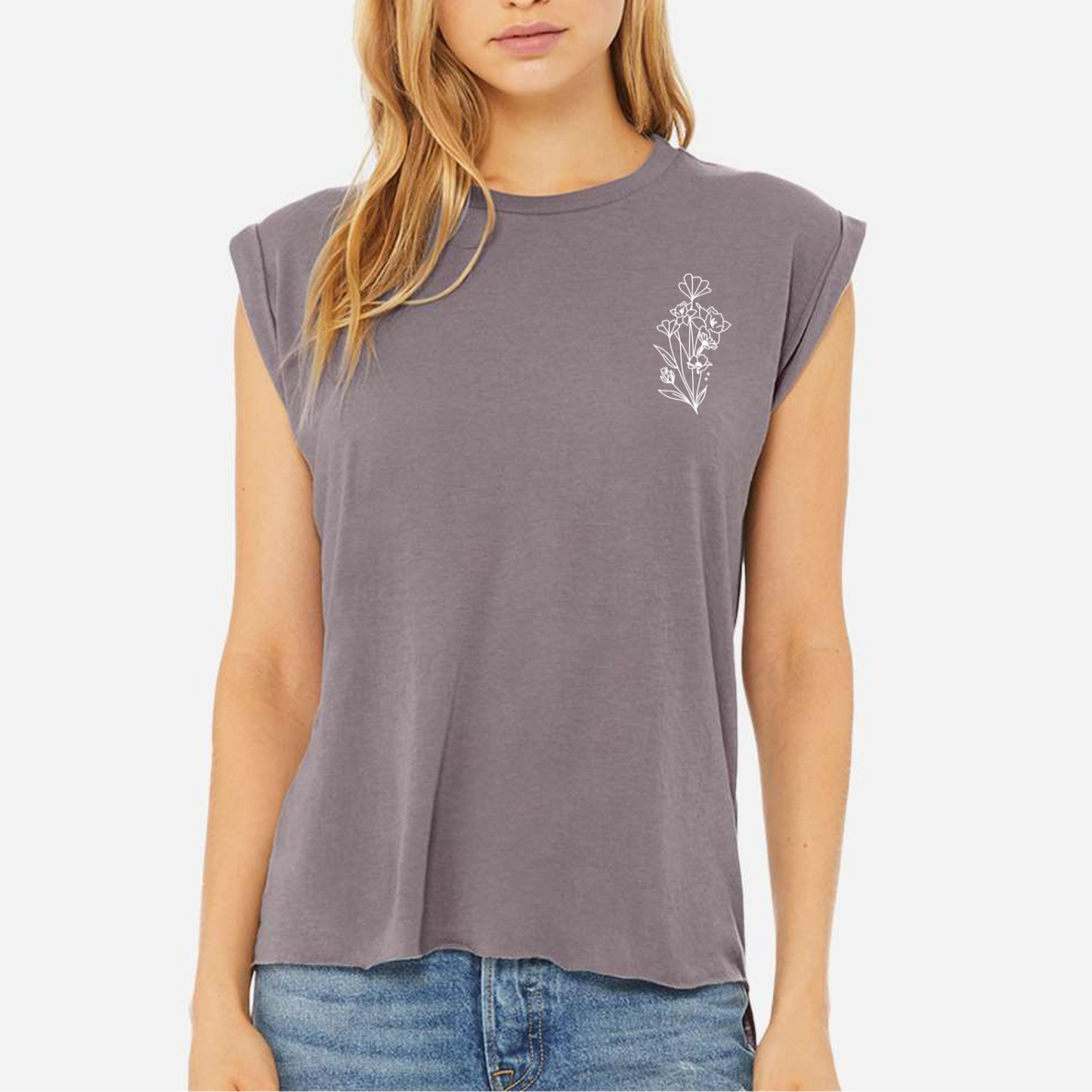 Sarah Siler Photography Flowers Ladies Muscle Tank