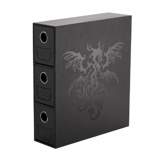 Dragon Shields: Fortress Card Drawers - Black