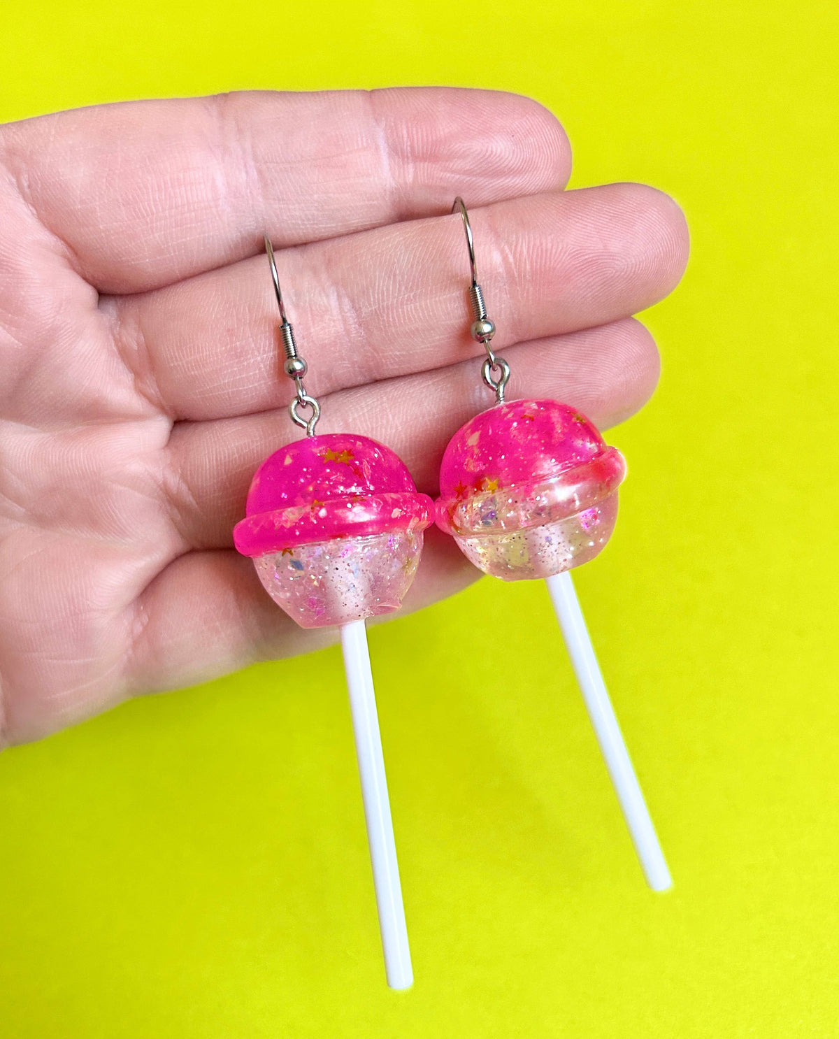 Lollipop Earring Food Earrings Funky Earrings Kitschy