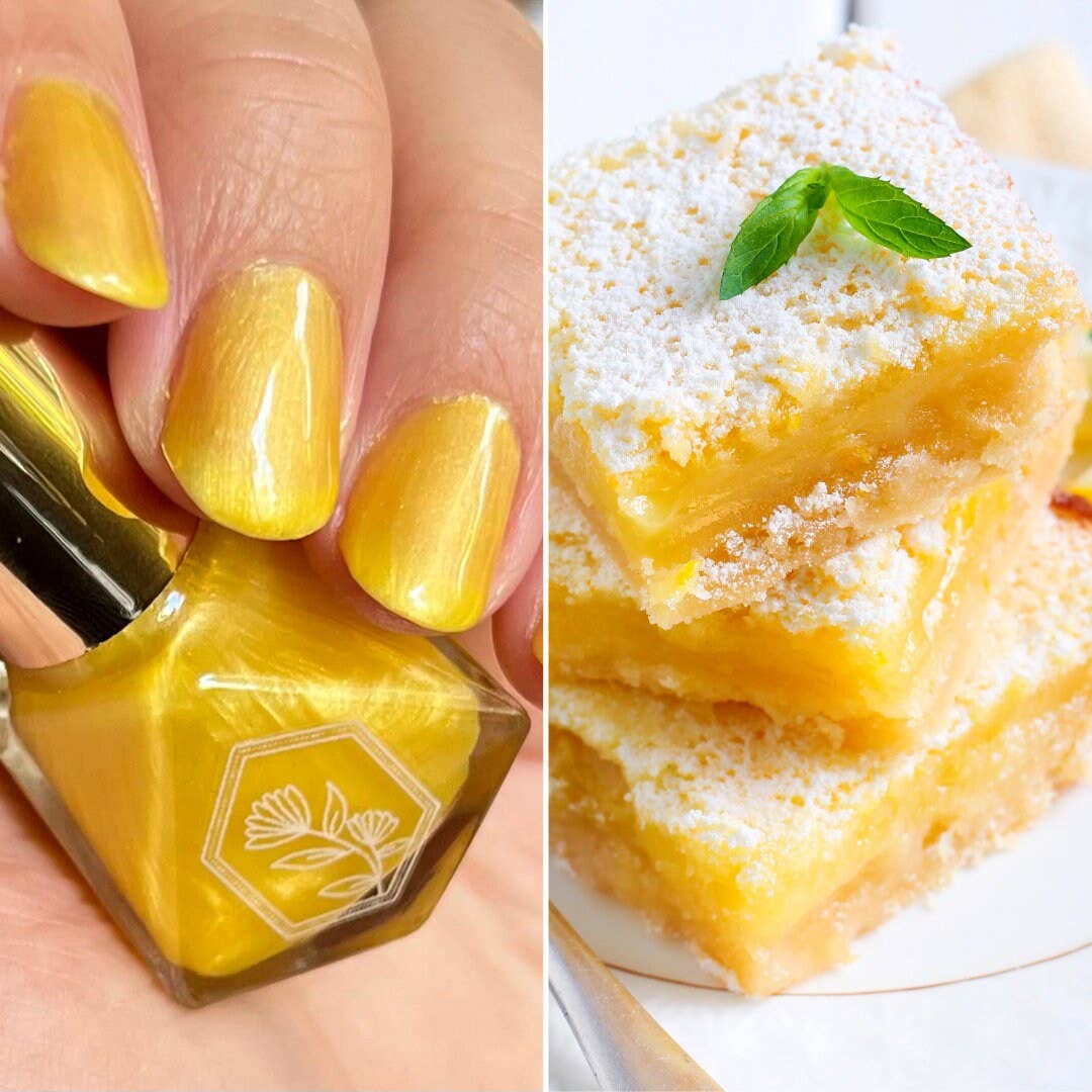 Lemon Tart - Jelly Shimmering Yellow - Nail Polish
