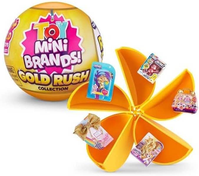 Zuru: 5 Surprise Toy Mini Brands Gold Rush Collection Capsul