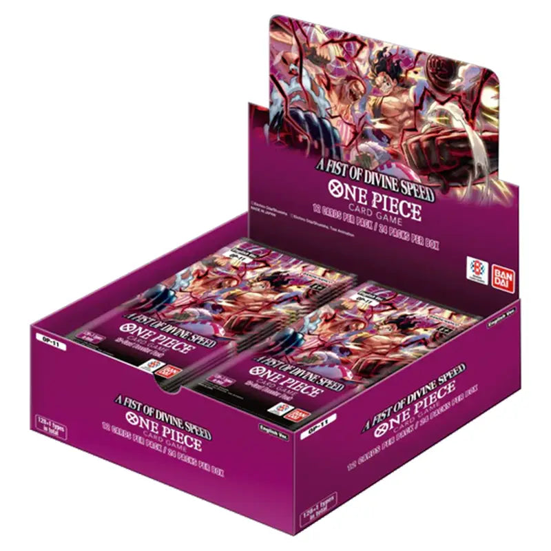 ONE PIECE TCG: A FIST OF DIVINE SPEED BOOSTER (OP 11)