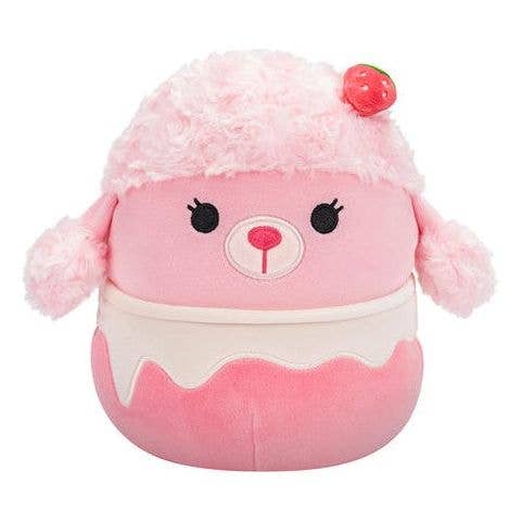 Squishmallow Plush Toy 8" Chloe Strawberry Milkshake Poodle