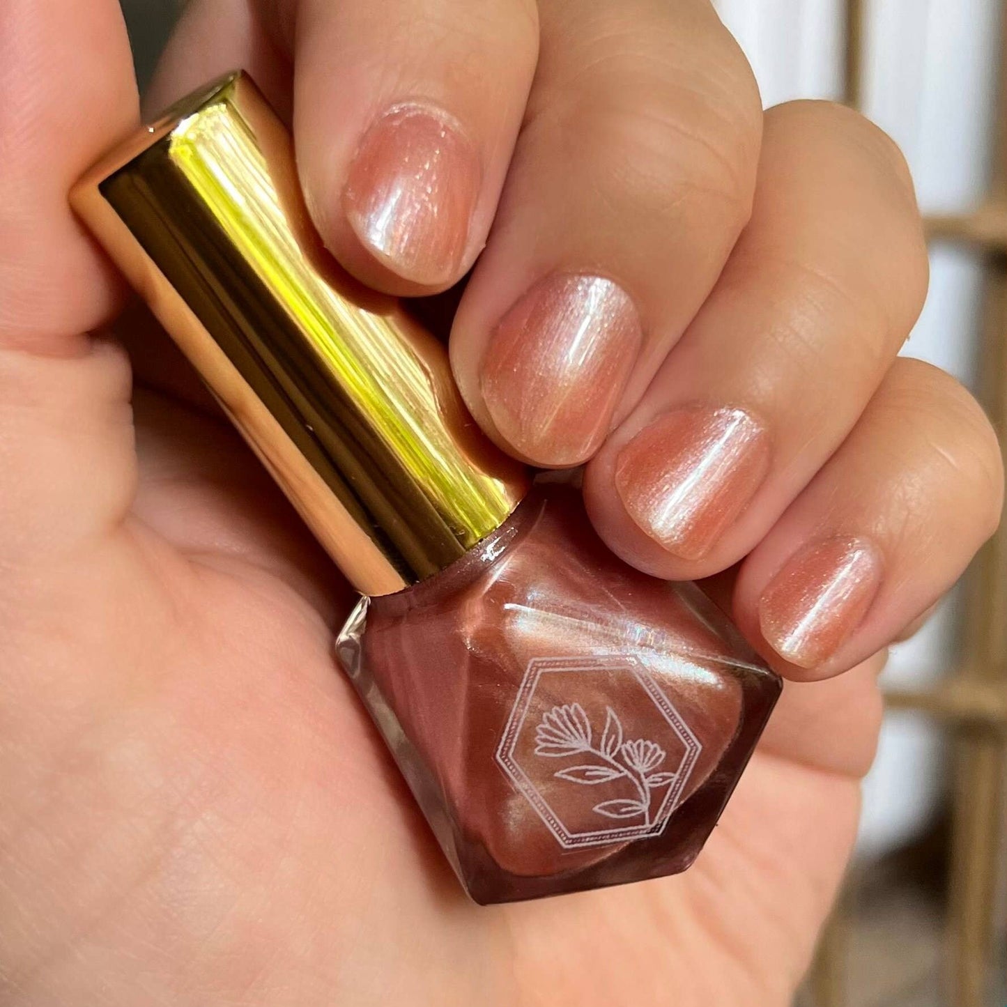 Sweater Weather Nail Polish - Calm Peachy Orange