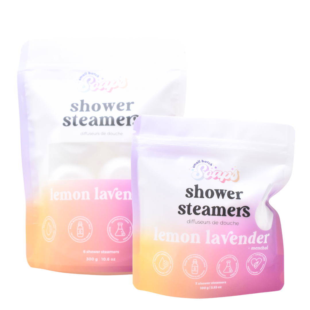 Lemon Lavender Shower Steamers: 6-Pack