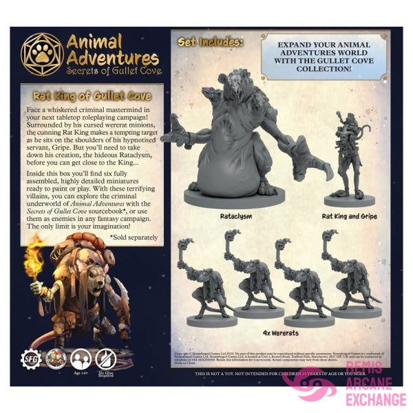 Animal Adventures: Rpg Rat King Miniatures Role Playing Games
