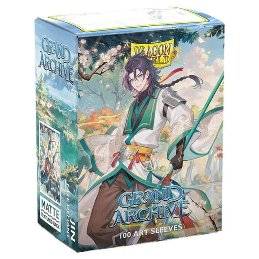 Dragon Shields: (100) Matte Art - Grand Archive - Jin, Fate Defiant