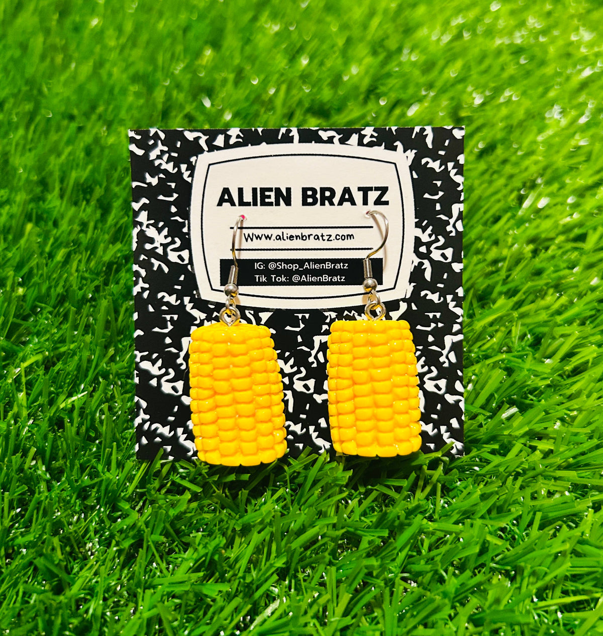 Corn on the Cob Earrings Food Earrings Funky Earrings