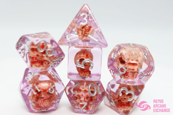 Bloody Skull Rpg 7 Dice Set