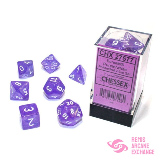 Borealis: Poly Purple/White Luminary Effect Die Set (7) Accessories