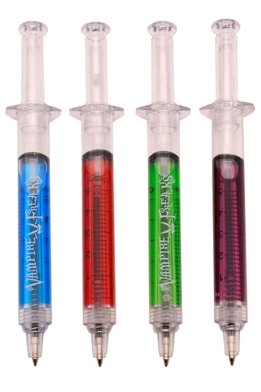 VampireFreaks Syringe Pens [4-Pack]: Multi-color