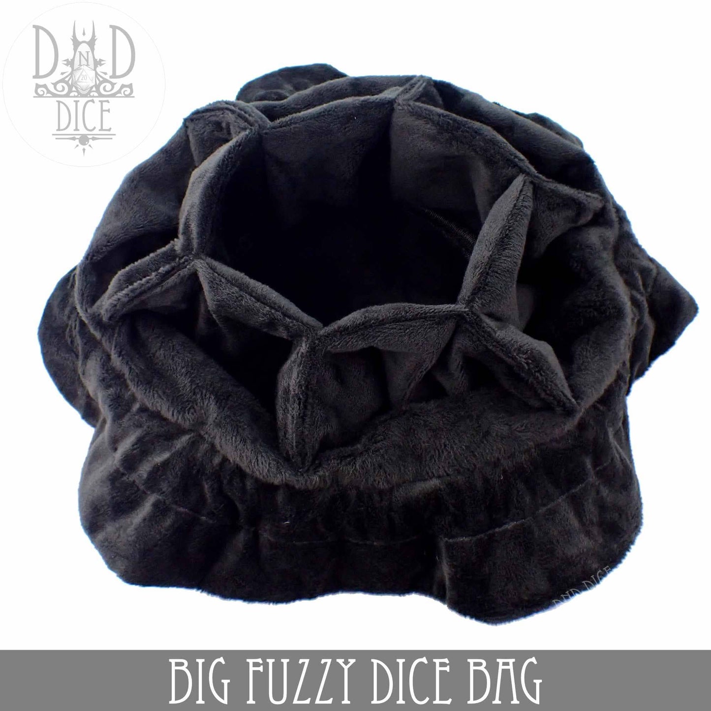 Big Fuzzy Dice Bag - 6 Colors: Black