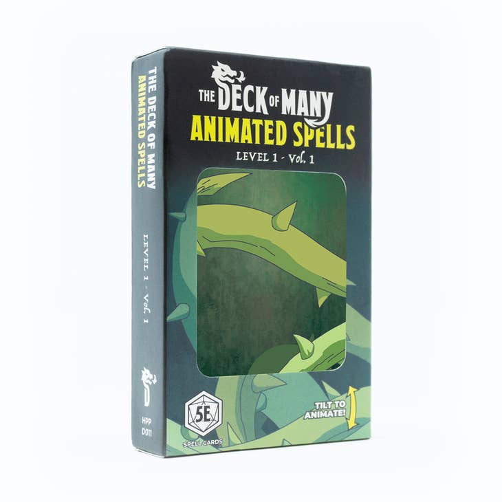 Animated Spells: Level 1, A-F