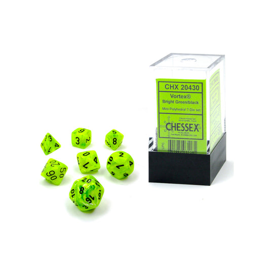 7-set Cube Mini Vortex Bright Green with Black