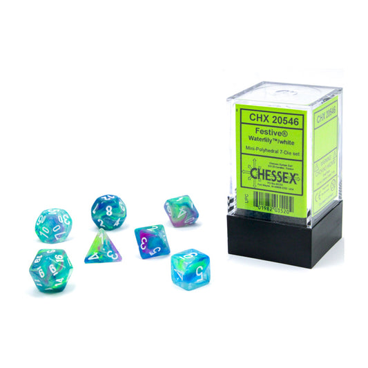 7-Set Cube Mini Festive Waterlily with White