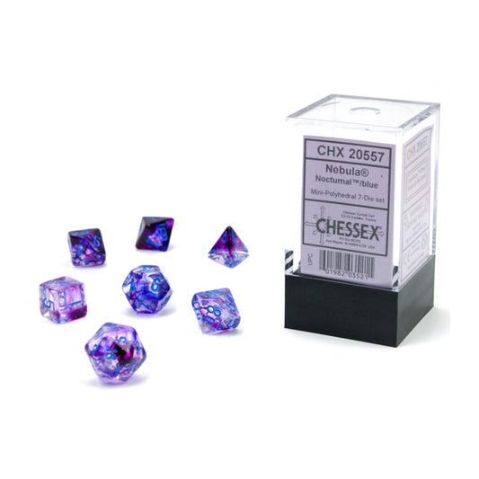 7-Set Cube Mini Luminary Nebula Nocturnal with Blue