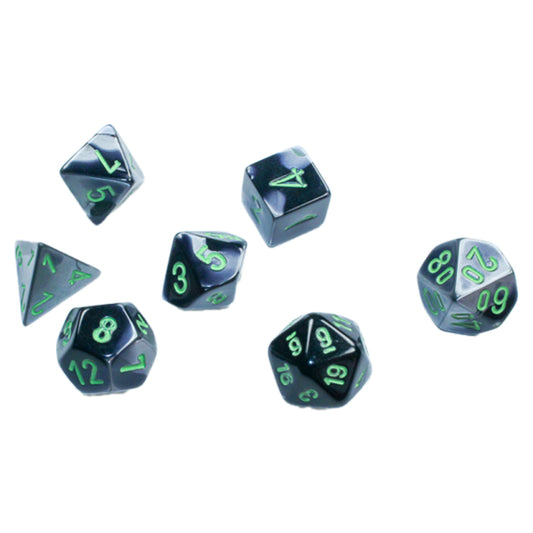 7-Set Cube Mini Gemini Black Grey with Green