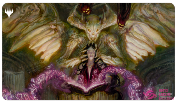 Commander Masters Demonic Tutor Black Standard Gaming Playmat For Magic: The Gathering Accessories