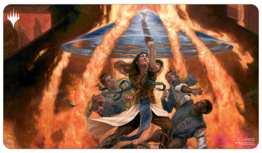 Commander Masters Fierce Guardianship Blue Standard Gaming Playmat For Magic: The Gathering