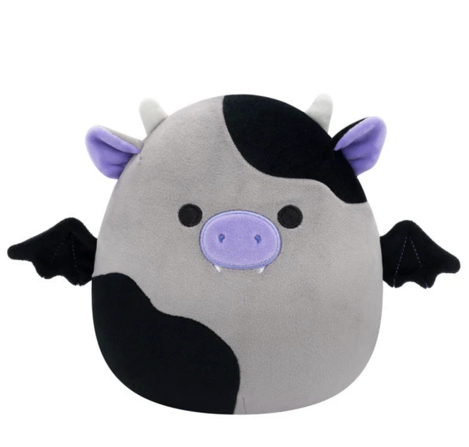 Squishmallow Halloween Plush Toy 8" Bridgette the Bat Cow