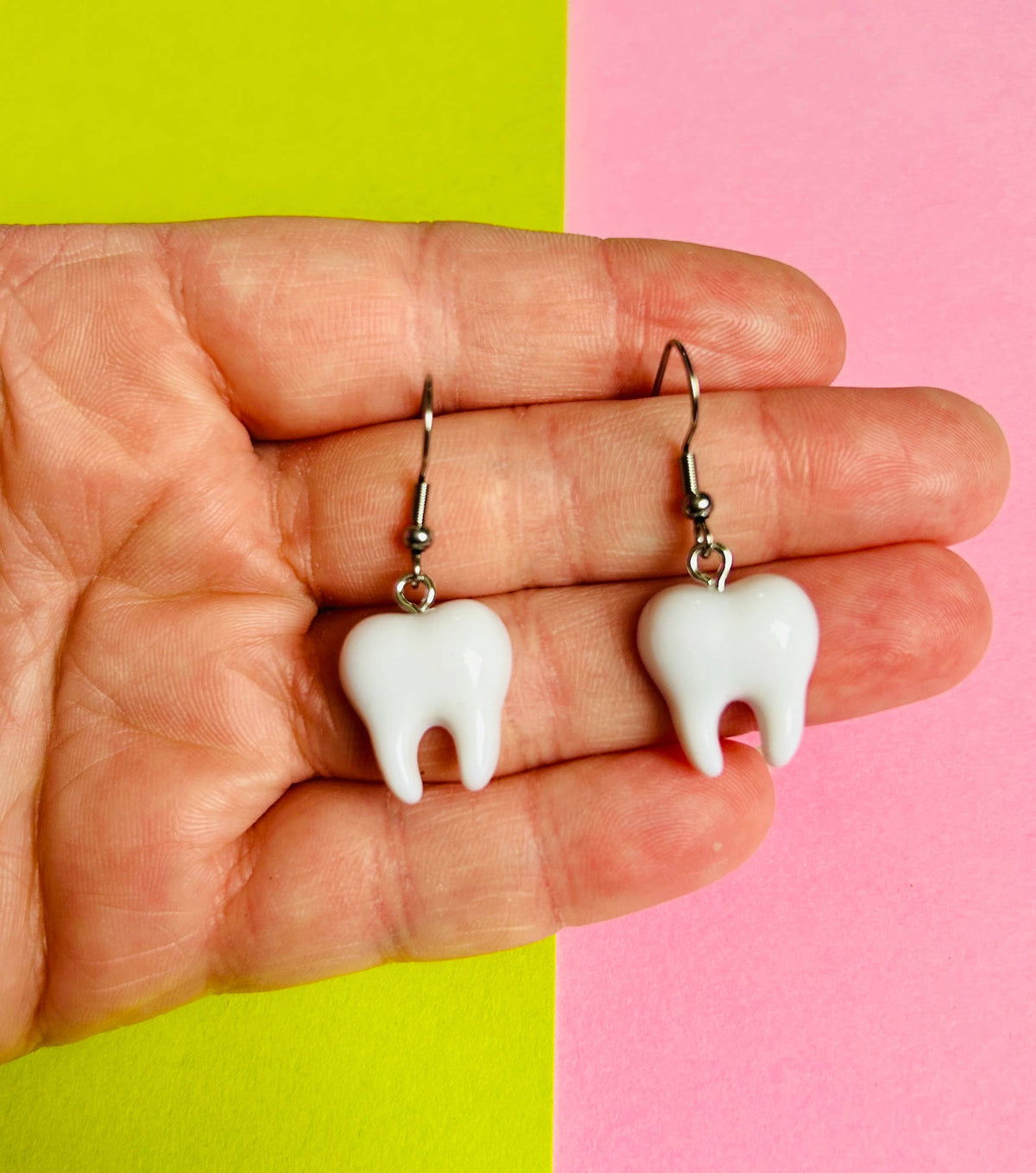 Teeth Earrings Halloween Earrings Weird Earrings
