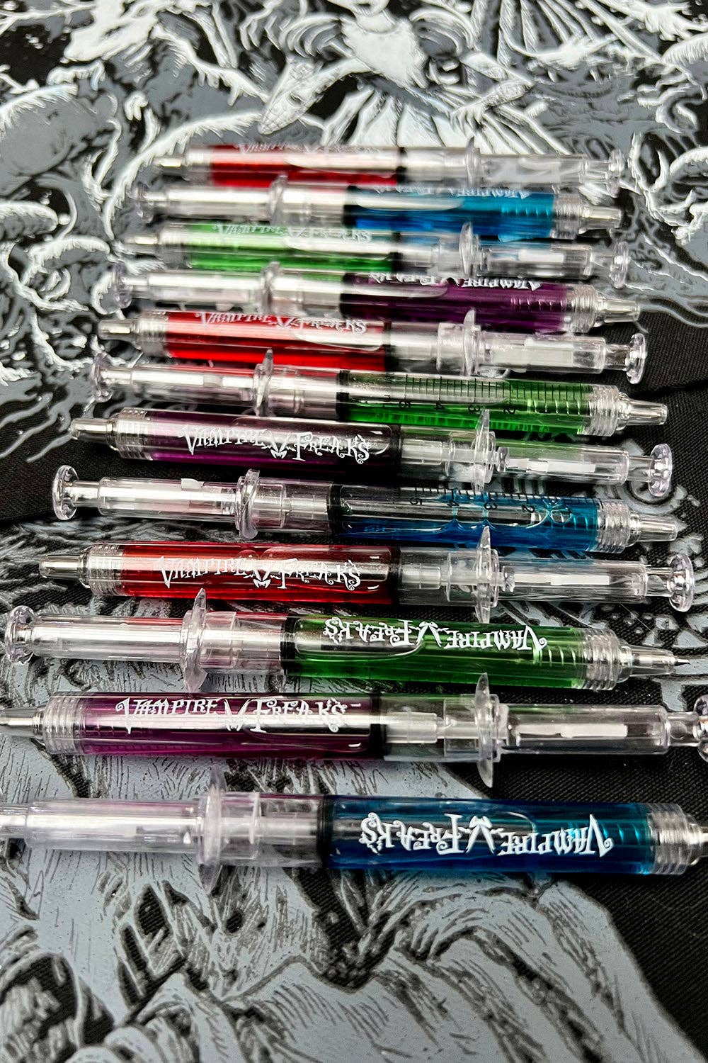 VampireFreaks Syringe Pens [4-Pack]: Multi-color