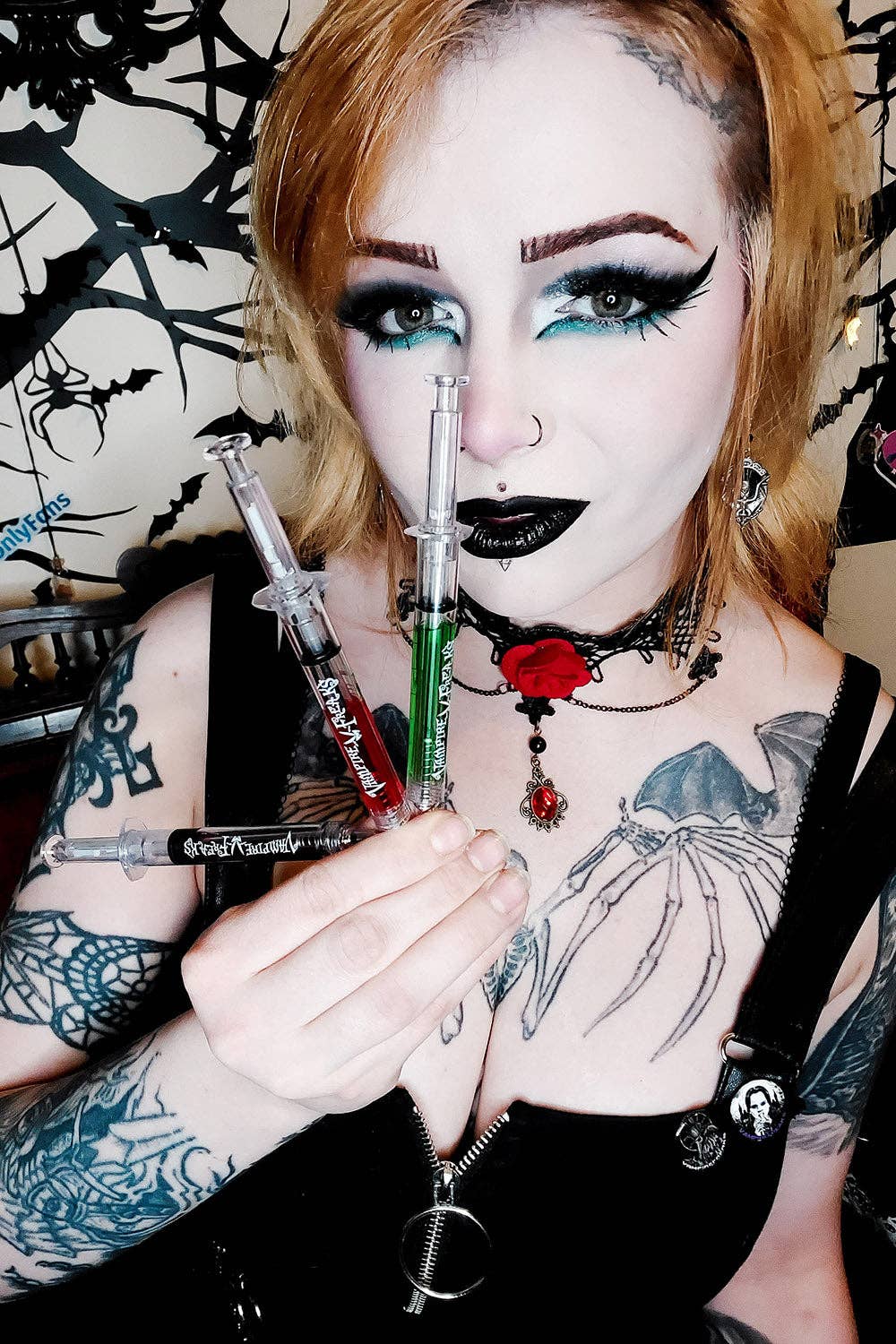 VampireFreaks Syringe Pens [4-Pack]: Multi-color