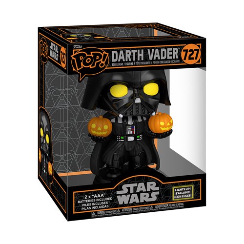 Star Wars Darth Vader Halloween Light-Up Super Funko Pop!  #727